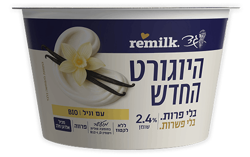 היוגורט החדש בטעם וניל
