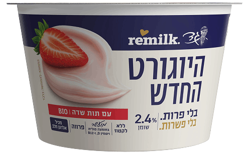 היוגורט החדש בטעם תות שדה